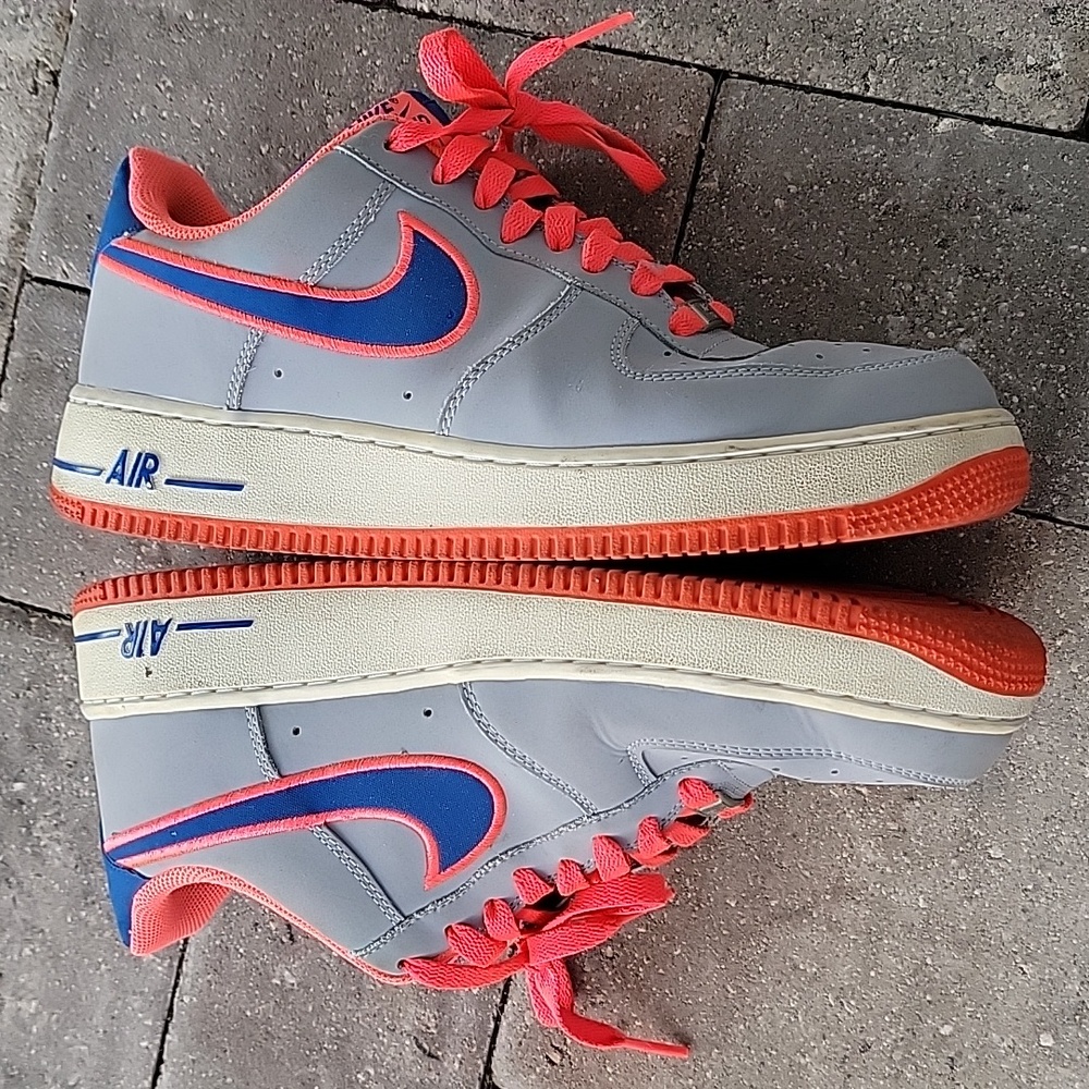Nike Air Force 1 Low Grey, Royal Blue, Hot Pink March 2012 - Picture 5 of 7
